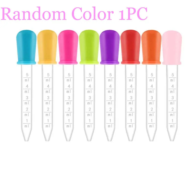 1-30Pcs Small Plastic Graduated Dropper Liquid Eye Ear Pipette Drawing Paint Tools Lab Experiment Toys For Children Kids Gift