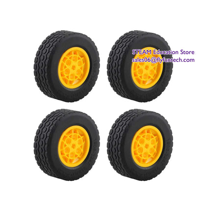 Four-wheel Drive Remote Control Car Motor Power 4WD RC Car Kit 32019 86652 Wheel Building Blocks Compatible with Legoeds RC Car