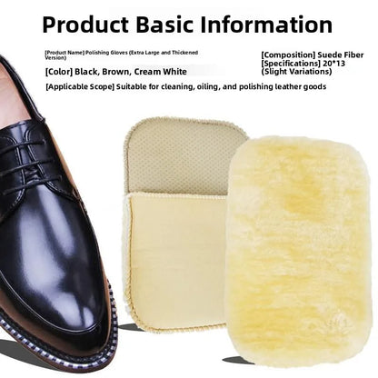 Glove Type Shoe Polishing Cloth Hotel Guest Shoe Cleaning Towel Leather Shoe Rubbing Paper Polishing Towel Room Supplies