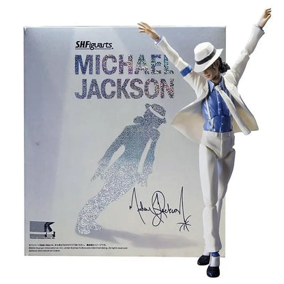 New Figure Michael Jackson Action Figure 14cm PVC Collection Decoration Smooth Criminal Movable Figma Anime Jackson Model Toys