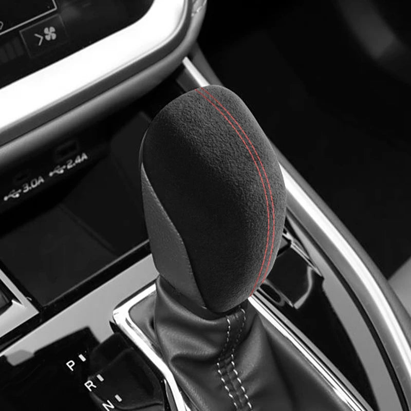 Made of Alcantara For Subaru Impreza WRX 2023 Outback Forester Crosstrek Car Center Console Gear Shift Boot Interior Accessory
