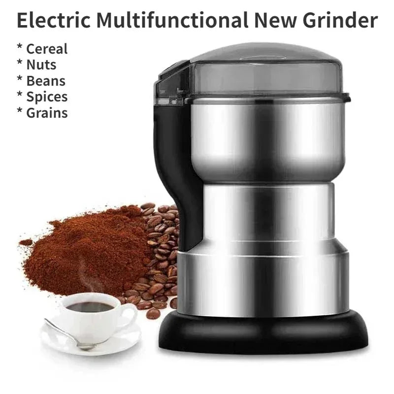 400W Multifunctional Electric Coffee Grinder for Beans Nuts Spices Grains Home Kitchen Grinder Machine