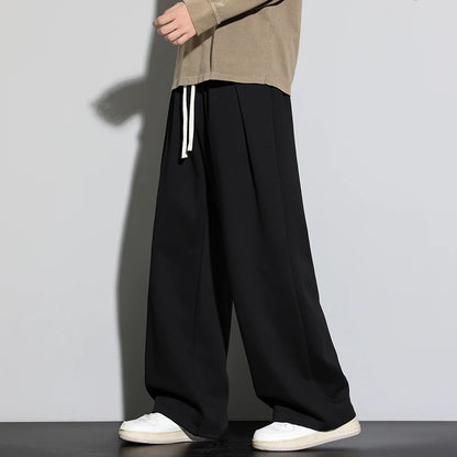 2025 Autumn Men Sweatpants Baggy Joggers Cotton Korean Sports Pants  Neutral Loose Outdoor Jogger Fitness Trouser