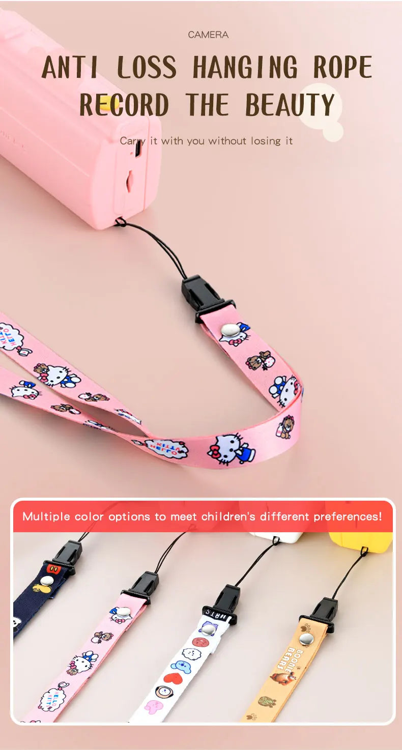 Kids Video Camcorder 1080P 20 MP High Resolution Portable Mini Digital Camera with 2.4 Inch Large Display Screen Birthday Gifts