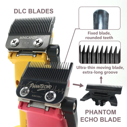 Professional Hair Clipper Kit for Men With Base Charger Brushless Motor 10000RPM  Barber Hair Cutt Machines JUCAI MINICANDY