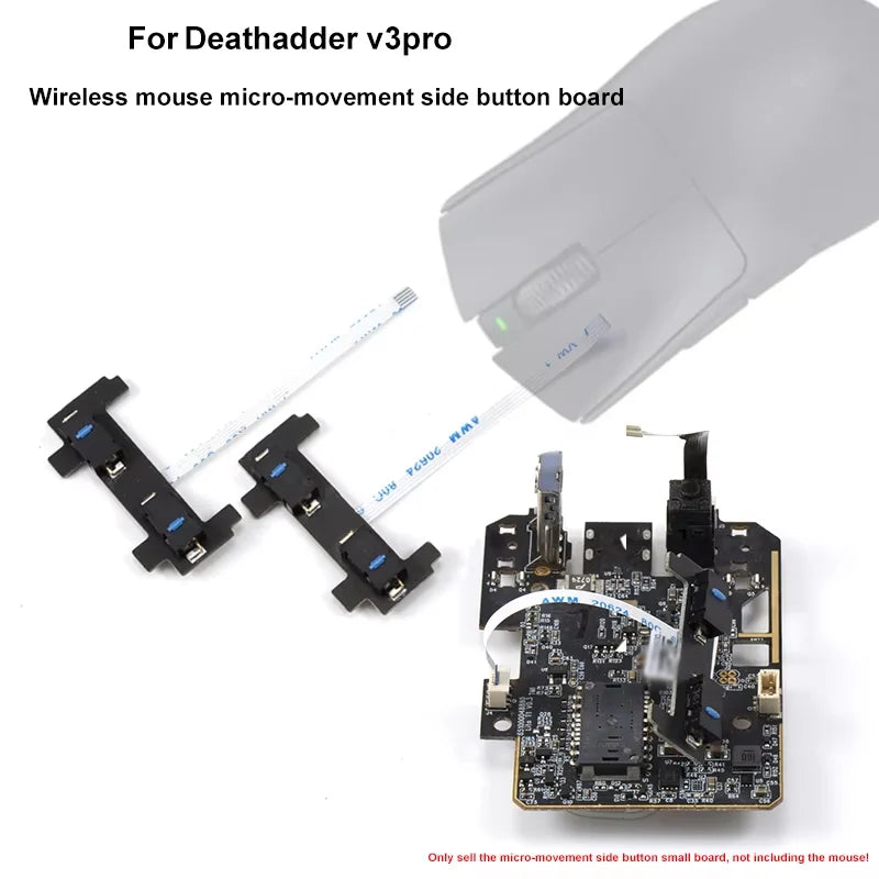 Repair Accessories for Deathadder V3 Pro Professional Edition Wireless Gaming Mouse Side button small motherboard