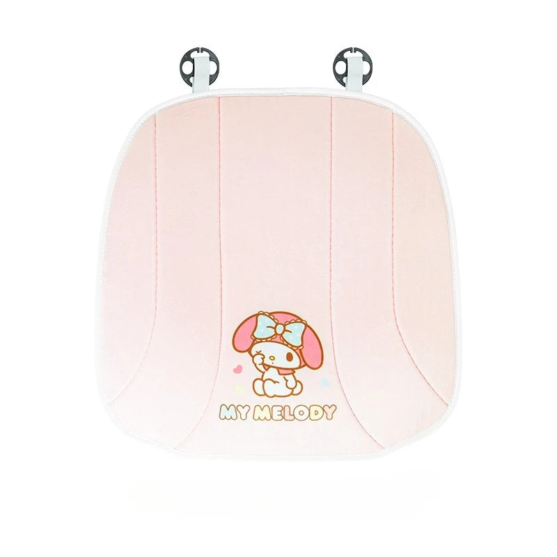 My Melody Car Seat Cushion Sweat Absorbing Plush Women's Cute Cartoon Pillow Comfortable Soft Cushion for Vehicle Seat