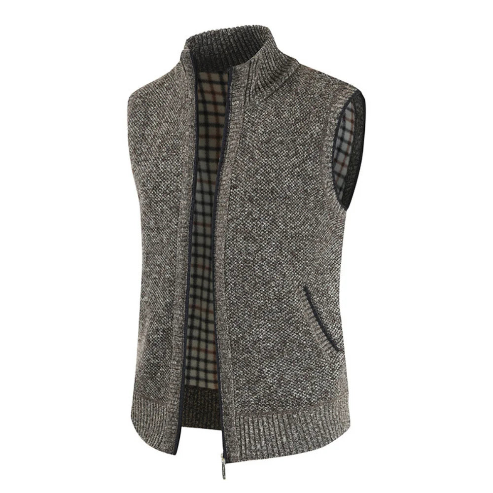 KB New Autumn and Winter Men's Coat Fashion Warm Outer Wear Vest Hot Vest Casual Sleeveless Jacket