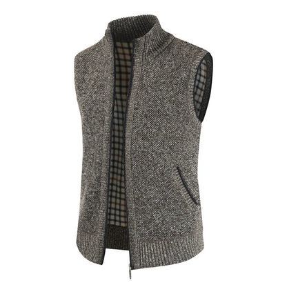 KB New Autumn and Winter Men's Coat Fashion Warm Outer Wear Vest Hot Vest Casual Sleeveless Jacket