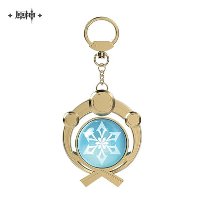 Sunsyea Genshin Impact Official Merch miHoYo Original Authentic Eyes of God Keychain Mondstadt Liyue Inazuma