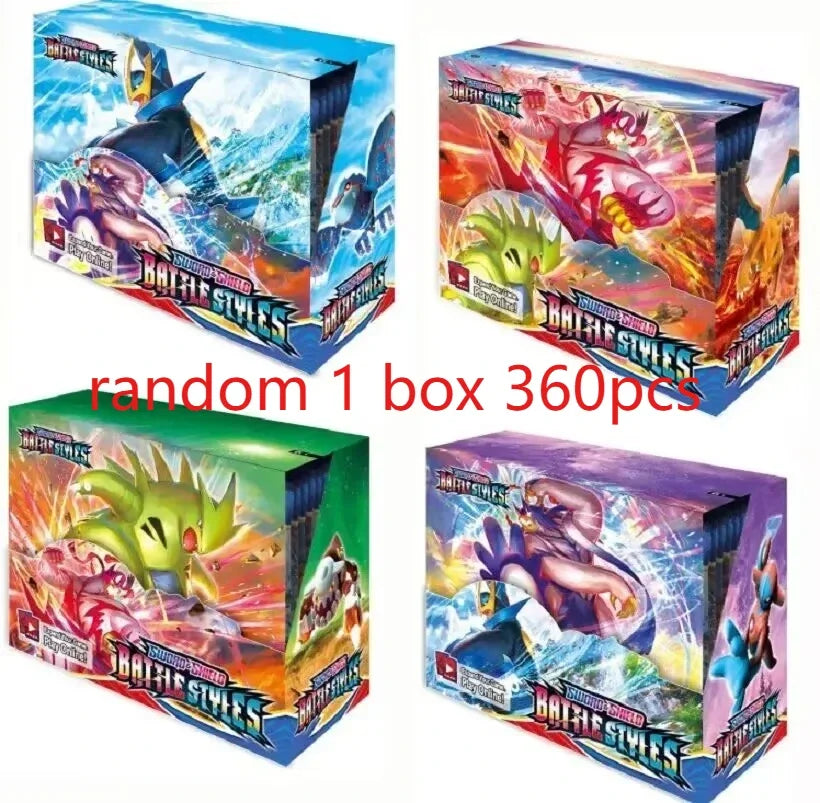 360 Pcs/Box Pokemon Card SCARLET&VIOLE 151 Astral radiance Evolutions Ultra Prism English Booster Battle Transaction Card