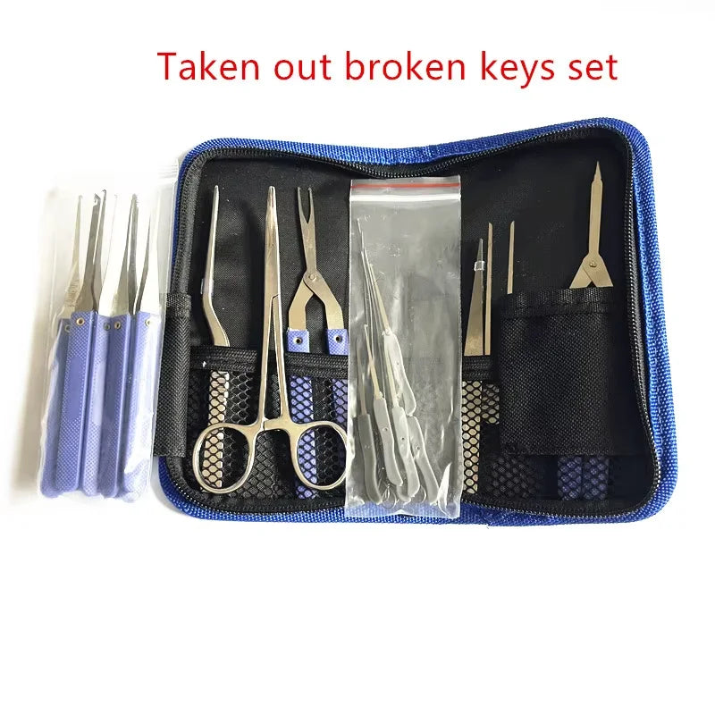 KLOM KL-308 Broken Key Extractor Locksmith Tools Kit Key Remove Hooks