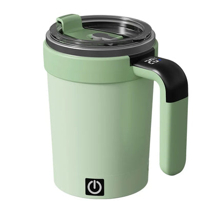 New smart temperature measuring magnetic automatic stirringcup electric portable coffee cup milkshake cup fitness thermos kettle