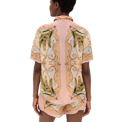 2026 New Casual Fashionable Personality Shirt Shorts Set Spicy Girl Fashionable Two-Piece Suit for Women Autumn Season