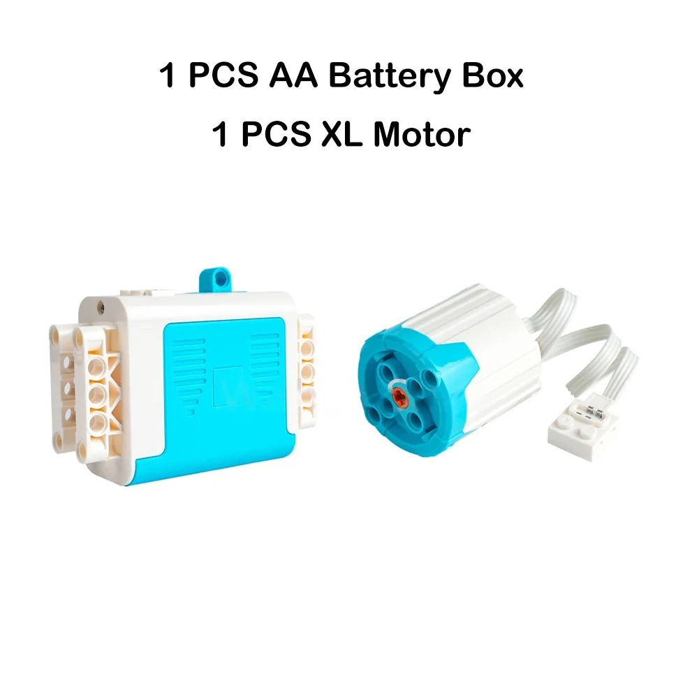 New Version MOC Power Functions M L XL Servo Motor 8883 88003 8882 AA Battery Box 8881 Technical Part Building Blocks for legoed