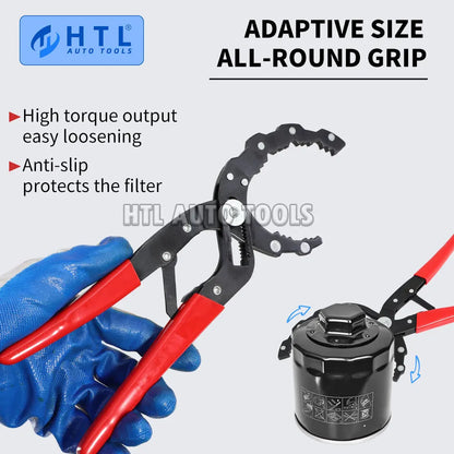 Universal Quick-Adjust Spring Oil Filter Removal Tool Wrench for Cars Motorcycles Trucks