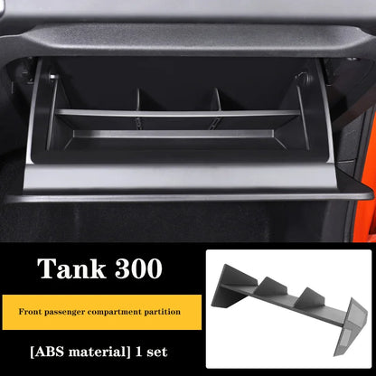 For Great Wall Tank 300 TANK 300 Co-driver Glove Box Storage Partition TANK Sundry Storage Box Interior Modification Accessories
