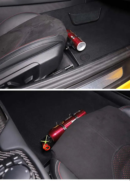 Alloy Fire Holder Adjustable Extinguisher Mount Holder for Toyota GR Supra MK5 A90 2019-23 Installation Under the Passenger Seat