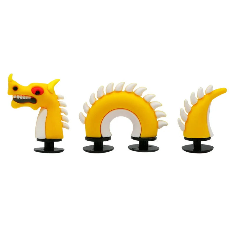 Hit  Cute Cartoon Shoe Decoration Buckle Charms Accessories Head Top Dragon Snake Crocodile DIY Combination Kids BHL1245-cat
