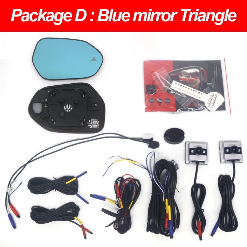 Car Mirror BSD BSA BSM Blind Spot Monitoring System Radar Parking Sensor Assist Lane Changing For Porsche Macan 2016-2024