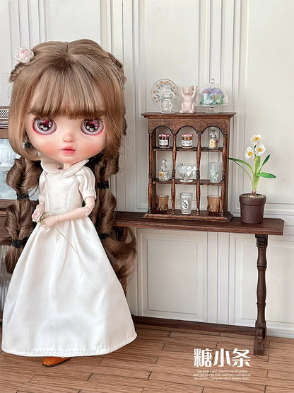 1/6 DIY Dollhouse Material Package Set Doll House Model Furniture Accessories Bjd Ob11 Blyth Soldier Lol Background Miniatures