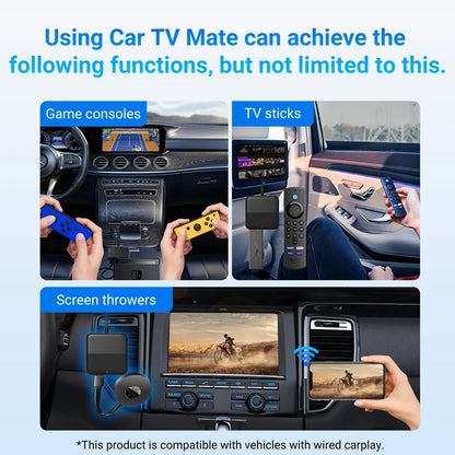 OTTOCAST Car TV Mate Wired to Wireless CarPlay Android Auto  Adapter HDMI Multimedia Video Converter for Fire TV Sticks Game Box