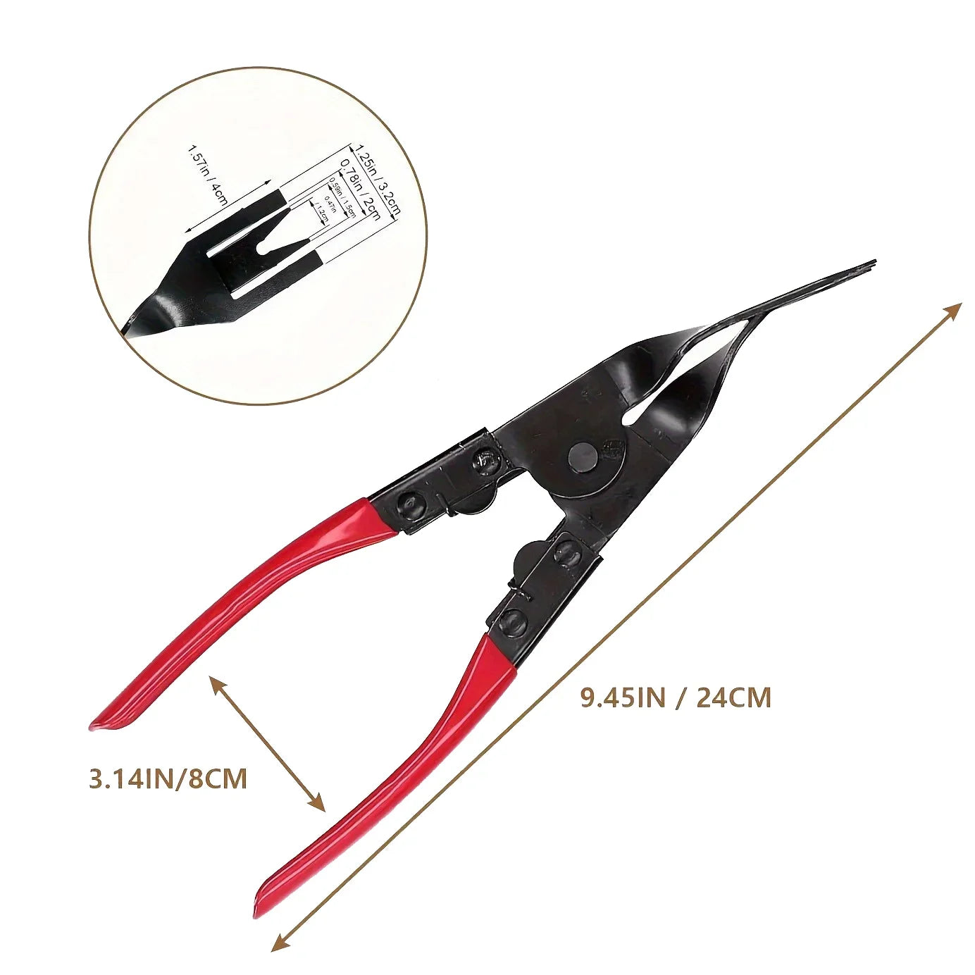 1-10PCS Car Clip Pliers Tool Panel Clip Pliers Set Fastener Remover Auto Retainer Clip Trim Rivet Removal Tool Auto Door Car Uph
