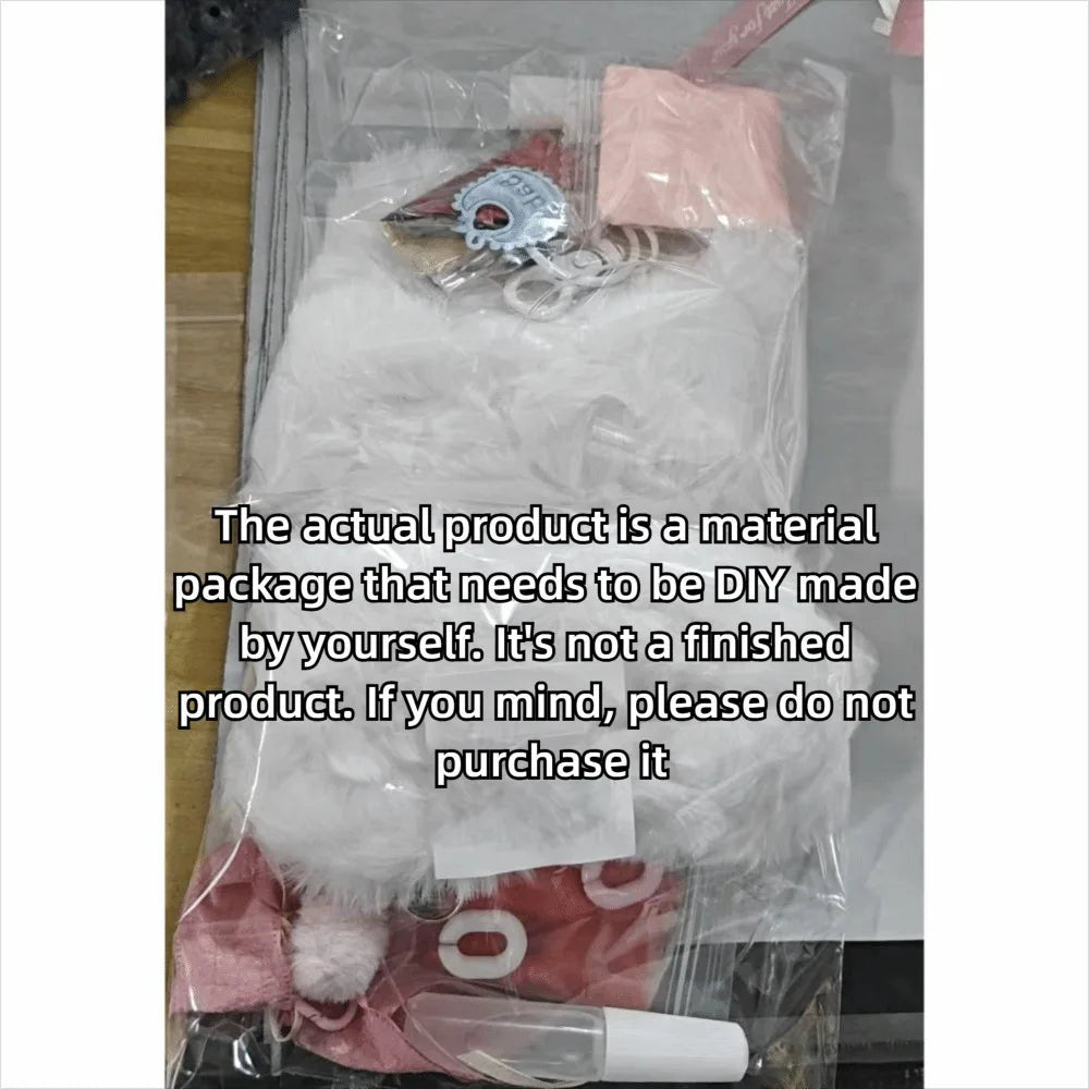 High Quality Cute Handmade Twisty Stick Little Cat Pendant Keychain Plush DIY Material Package Gifts Twist Bar Kitten Doll Toy