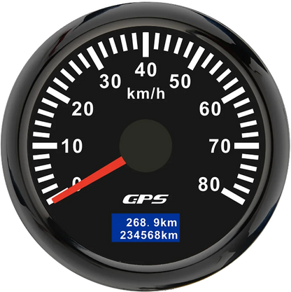 30/60/80/120/200 Km/h GPS Speedometer 52MM Car Truck Speed Gauge Meter With GPS Antenna With 7 Color Backlight 9-32V