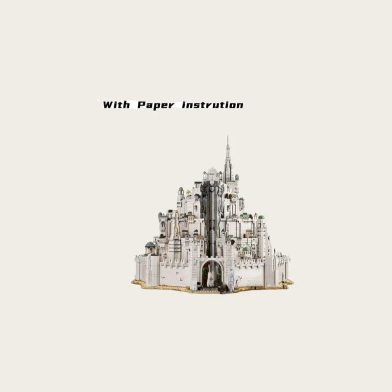 Cheapest 2026 Requiring Assembly 8278pcs Minas Tirith Bricks Building Blocks The City Capital Trendy Model Gifts for Adults Toys