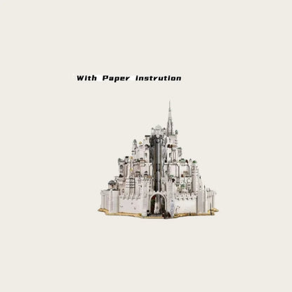 Cheapest 2026 Requiring Assembly 8278pcs Minas Tirith Bricks Building Blocks The City Capital Trendy Model Gifts for Adults Toys