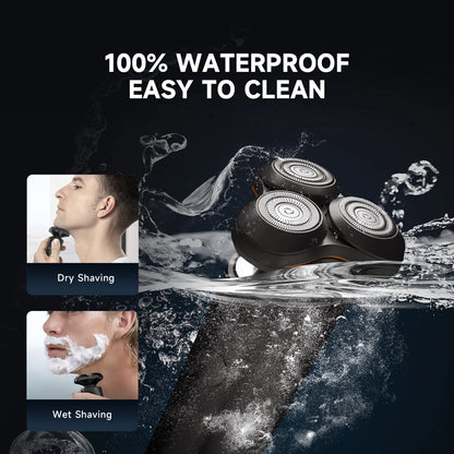 ENCHEN X8S-C Electric Shaver With 4 Replacement Heads Multi-Purpose Waterproof Type-C Rechargeable Portable Men Beard Trimmer