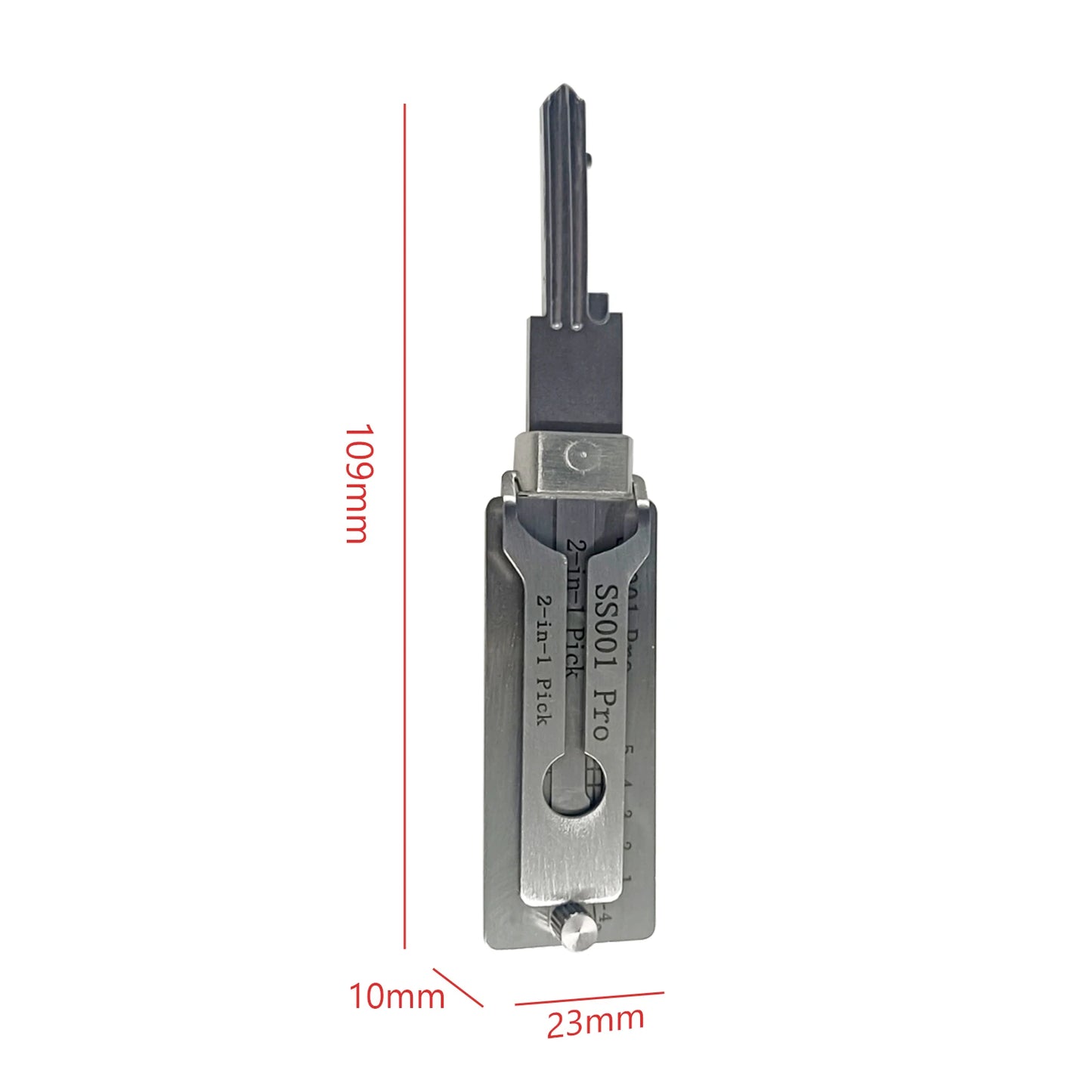 Stainless Steel Key Decoder 2 In 1 Precision Hook & Pick Set Lock Decoder O-ring Pickup Kit Maintenance Repair Hand Tools
