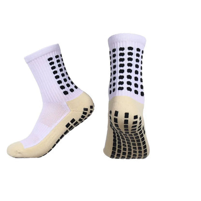 HLHYX Non Slip Grip Socks Men Women Towel Bottom Breathable Shockproof For Football Basketball Running