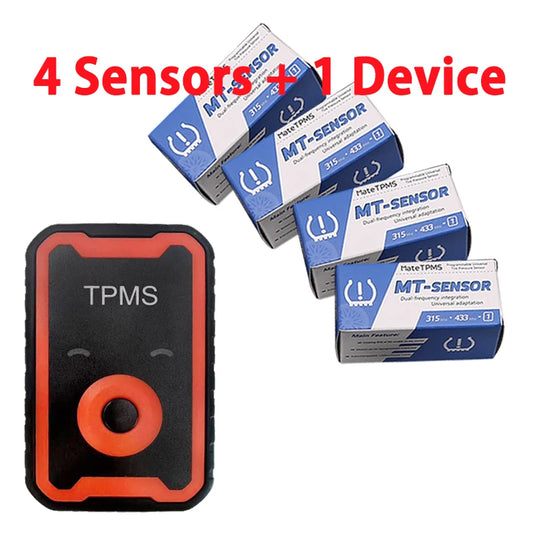 Universal programmable tpms sensor 315MHz +433MHz Programable TPMS Sensor  Support Cell Phone Programing