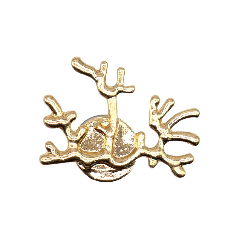 1pcs Designer Golden Crown Metal Shoe Charms Sea Star Shell Luxury Decorations for Shoe Accessorie Heart Pins for Women Girls