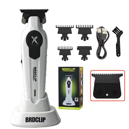 New 2026 BRDCLIP FA1T Green Professional Hair Trimmer Barber Carving Gradient Finish Machine Electric Clipper with Charger Stand
