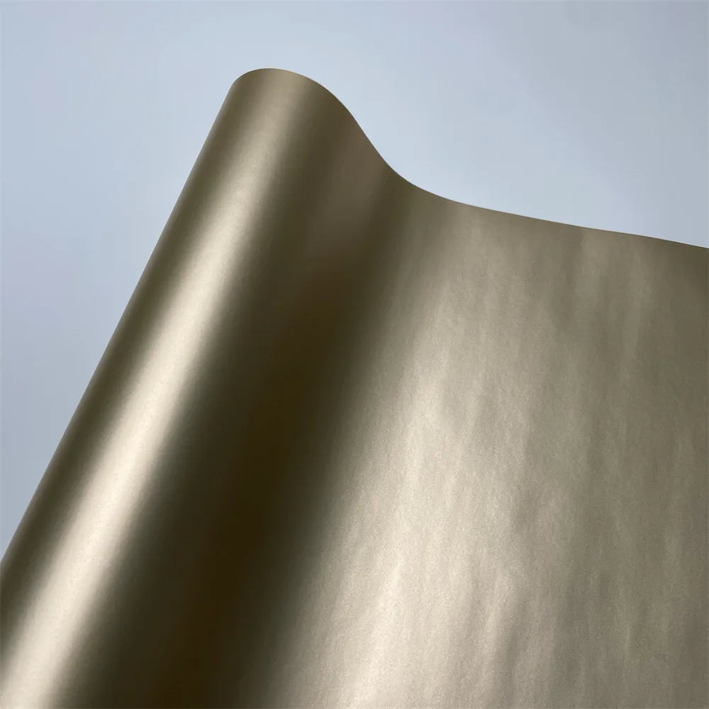 Multiple Colors Ice Metallic Matte Chrome Vinyl Car Wrap Film with Air Release Satin Car Stickers Foil