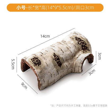 Reptile Shop Simulation Rock Cave Design Pet Lizard Gecko Spider Hideout House Climbing Frog Snake Cave Durable Plastic Pet S...
