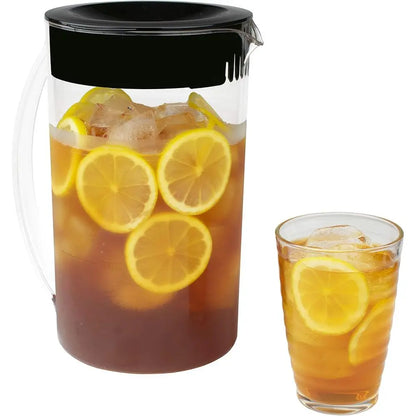 64 Oz Black Iced Tea and Coffee Maker with Pitcher