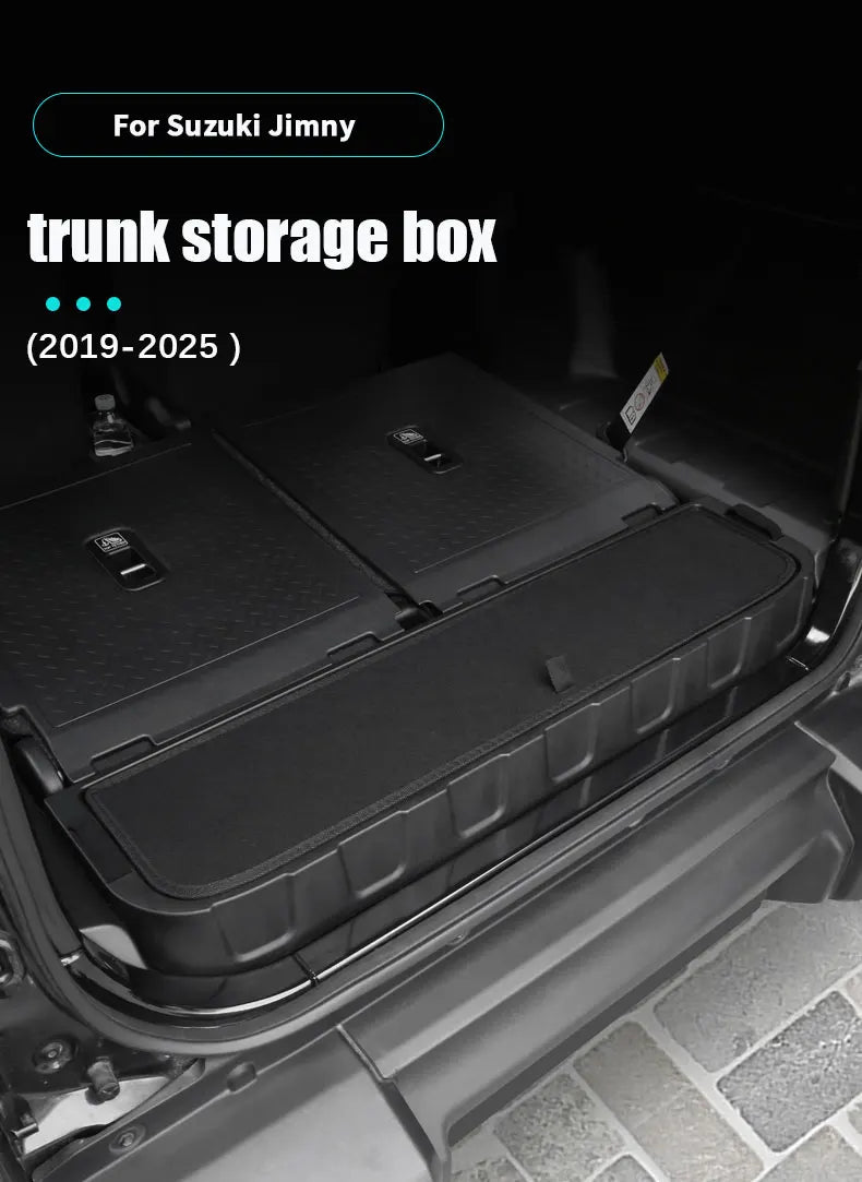 For Suzuki Jimny 3 Door 2019 2025 Trunk Storage Box Organizer Universal Left Right Accessories