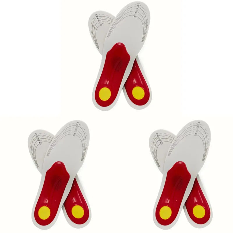 1-6Pairs Orthotic Insole Arch Support Flatfoot Orthopedic Insoles For Feet Ease Pressure Of Air Movement Damping Cushion Padding