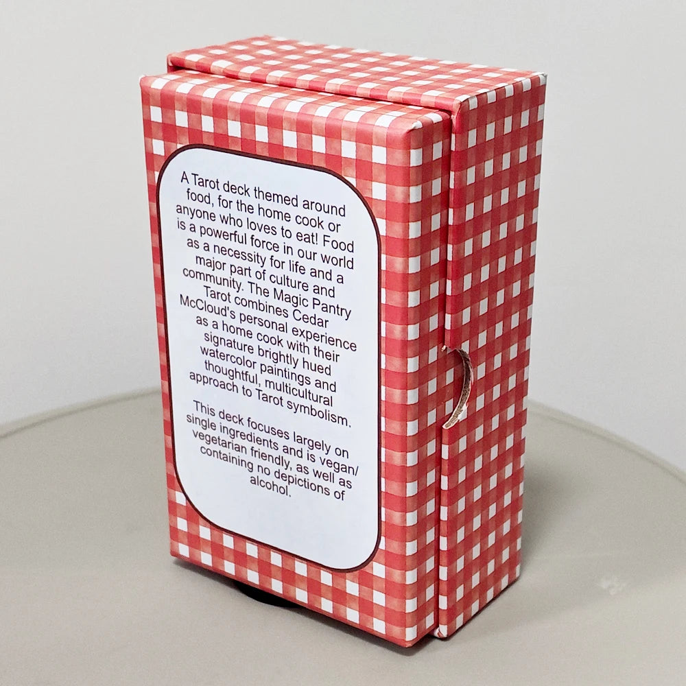 The Magic Pantry Tarot Deck Food-Themed Watercolor Tarot Cards for Home Cooks & Foodies, 12*7cm Double-embossed Cardstock