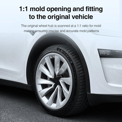 20 Inch Rim Wheel Patch Hub Caps For Tesla Model Y Juniper 2025 ABS Wheel Guard Cover Protectors Car Exterior Accessories