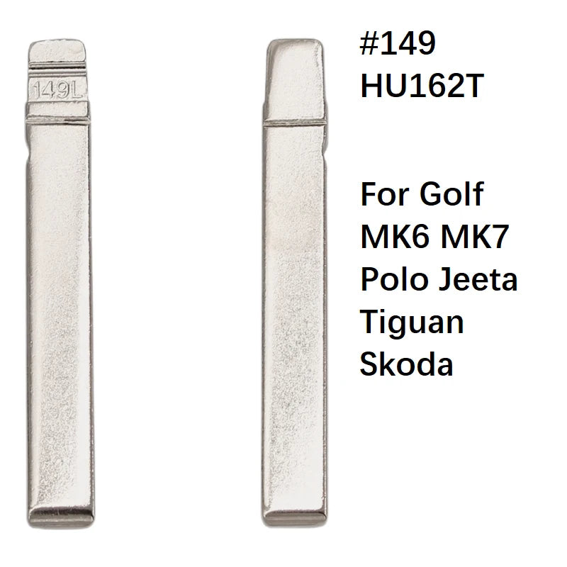 Remote Flip Key Blank Blade HU49 HU66 HU162T Universal Replacement Car Key For VW Santana Jetta Passat Bora Golf Seat Audi Skoda