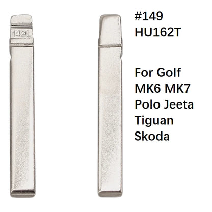 Remote Flip Key Blank Blade HU49 HU66 HU162T Universal Replacement Car Key For VW Santana Jetta Passat Bora Golf Seat Audi Skoda