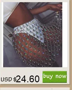 Sexy halter metal sequin Crop top women 2026 summer see through shiny Club rave outfits beach party tank top y2k streetwear Tops