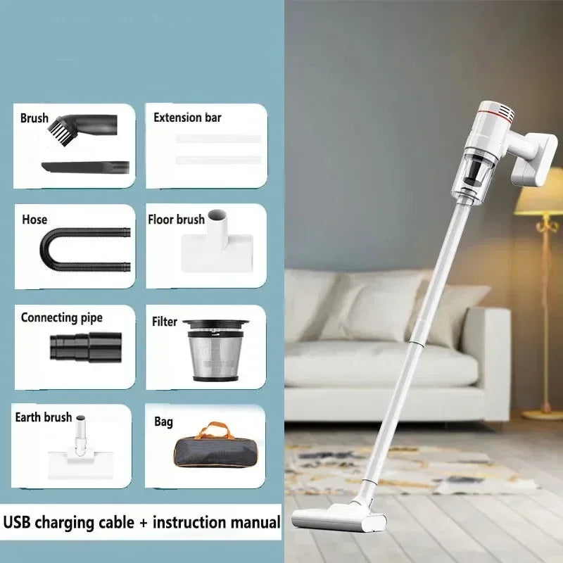 95000Pa Wireless Handheld Vacuum Cleaner Car Use Large Suction and Cordless Portable Cleaning Robot Home Vacuum Cleaner