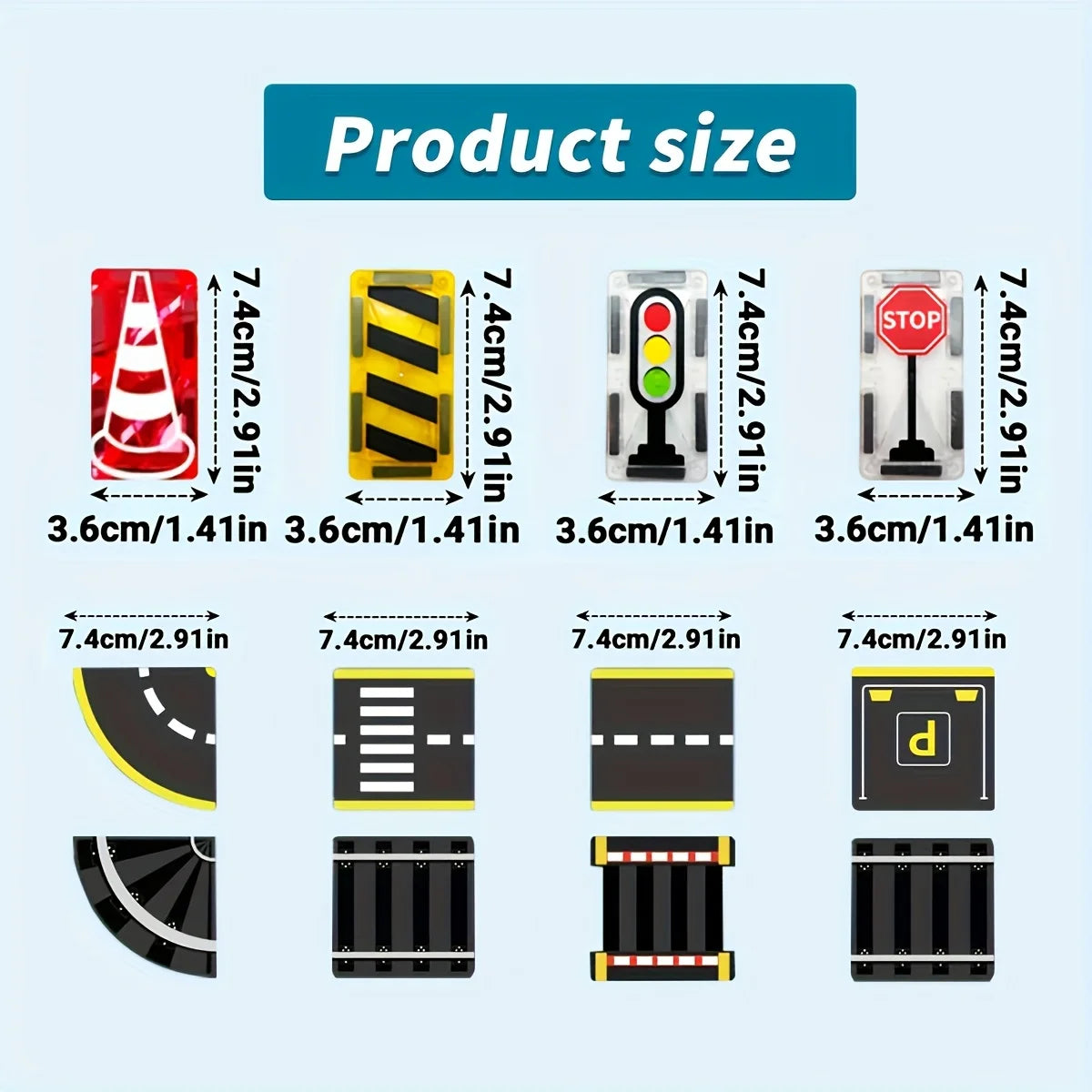 Magnetic Building Blocks Toys Magnetic Force Plate Track, with Small Car Creative DIY Track Building Assembly Toys