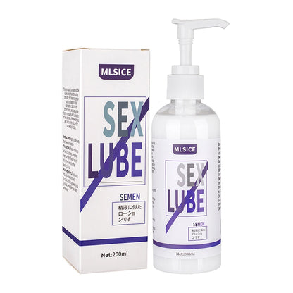 Water-based Semen Lube Anal Lubricant Gel Fist Lubrication For Sex Session 200ML Gay Women Men Lubricants Grease Sex Toy Oil 18